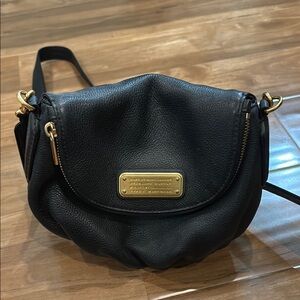 Marc Jacobs Black Leather Crossbody Bag